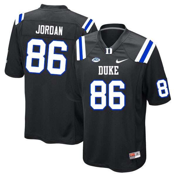 Duke Blue Devils #86 Drew Jordan College Football Jerseys Sale-Black